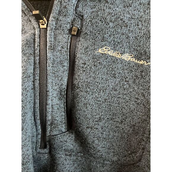 Eddie Bauer Blue Full Zip Fleece Jacket -‎ Mens XXL - Picture 3 of 7